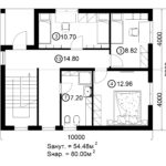 Двухэтажный дом 160/1-1 (2 этаж)