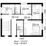Двухэтажный дом 160/1-4 (2 этаж)