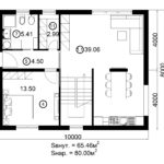 Двухэтажный дом 160/2-4 (1 этаж)