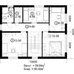 Двухэтажный дом 160/2-6 (2 этаж)
