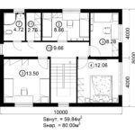 Двухэтажный дом 160/2-7 (2 этаж)