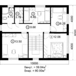 Двухэтажный дом 160/2-8 (2 этаж)