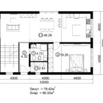 Двухэтажный дом 192/1-3 (1 этаж)