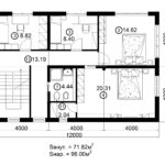 Двухэтажный дом 192/1-3 (2 этаж)