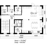 Двухэтажный дом 192/1-5 (1 этаж)