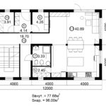 Двухэтажный дом 192/1-6 (1 этаж)
