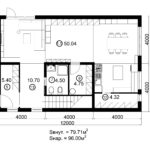 Двухэтажный дом 192/2-1 (1 этаж)