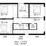Двухэтажный дом 192/2-1 (2 этаж)
