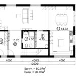 Двухэтажный дом 192/2-3 (1 этаж)