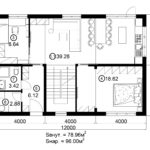 Двухэтажный дом 192М/1-2 (1 этаж)