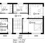 Двухэтажный дом 192М/1-2 (2 этаж)