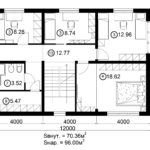 Двухэтажный дом 192М/1-3 (2 этаж)